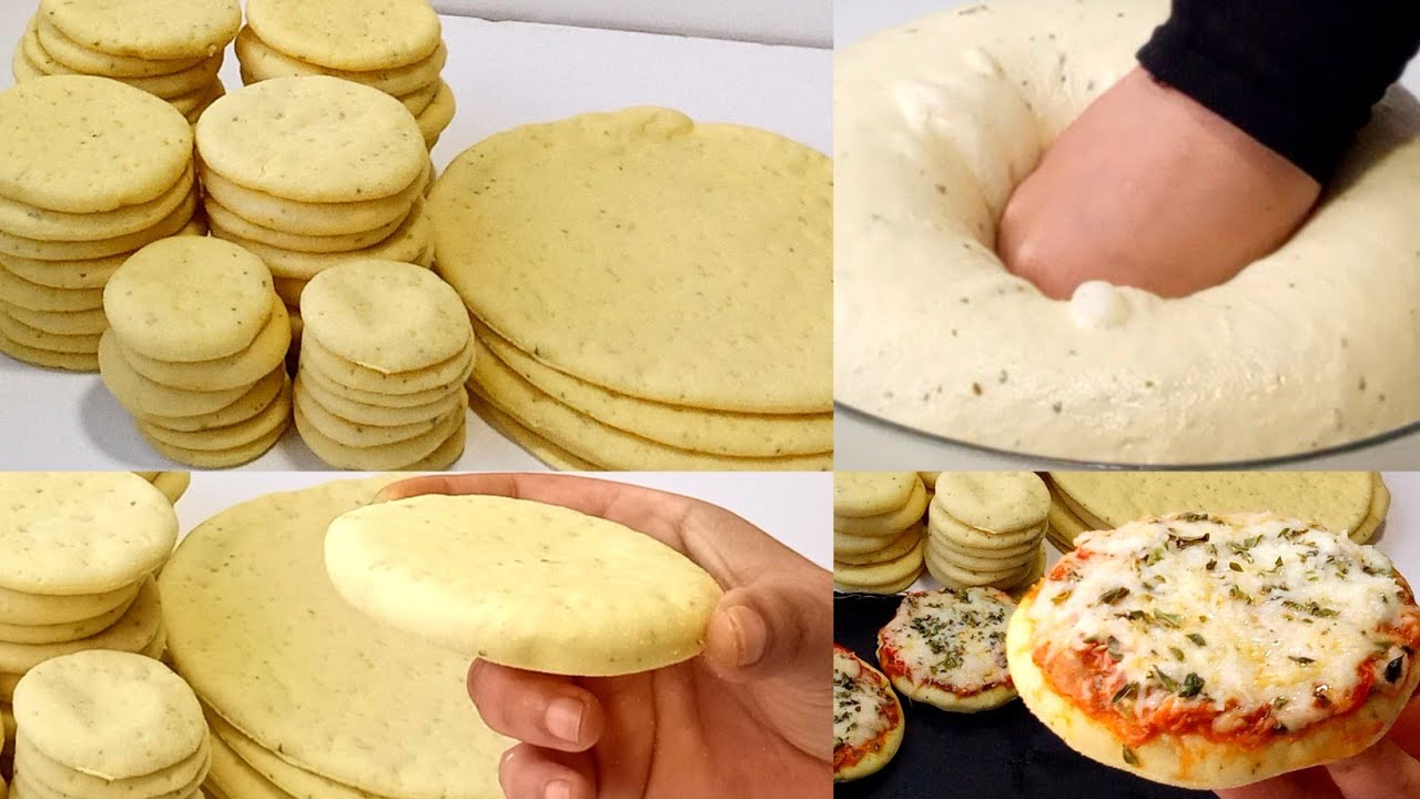 هادي لي عمرها حشمتني بدون دلك ولا مجهود عجينة بيتزا سحرية مع سر تغير شكل هش من هشيشة حضريها فدقاءق