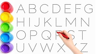 Abcd, alphabets, capital letters, A-Z writing practice, how to write abc, trace abc #alphabet #abcd 