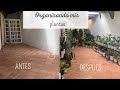 Mira cómo decore con PLANTAS  mi patio interior