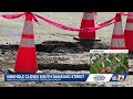 Investigation underway after sinkhole forms in Lexington
