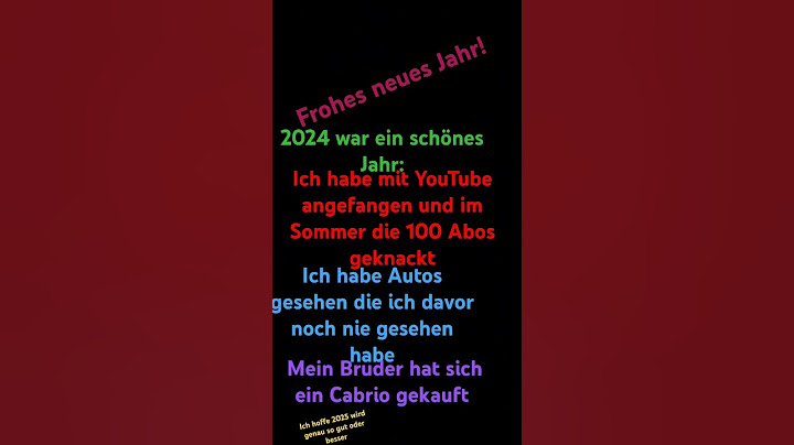 Sorry Leute ich wollte dieses Video am 31.12.2024 um 23:59 Uhr veröffentlichen #2024 #2025