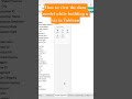 How to quickly view the data model while creating a viz in Tableau #data visualisation #Tableau
