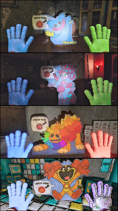 Huggy Wuggy Vs Mommy long legs Vs Yarnaby Vs DogDay || Death Endings