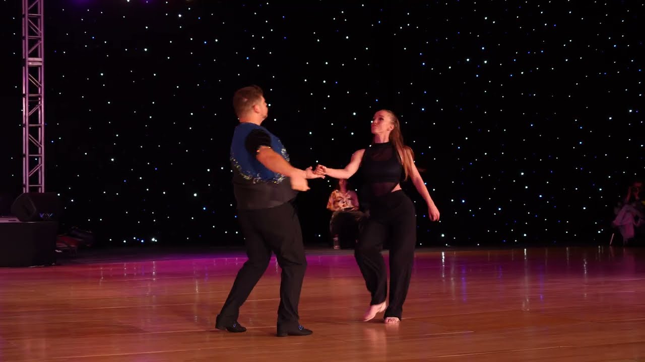Michael Roberge with Mackenzie Keister Pro/am routine Swingtacular 2025