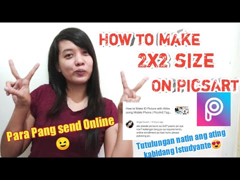 Paano mag Resize ng 2x2 sa PicsArt using Mobile phone| Online Requirements|Alamin lang kay ate Pres| hqdefault