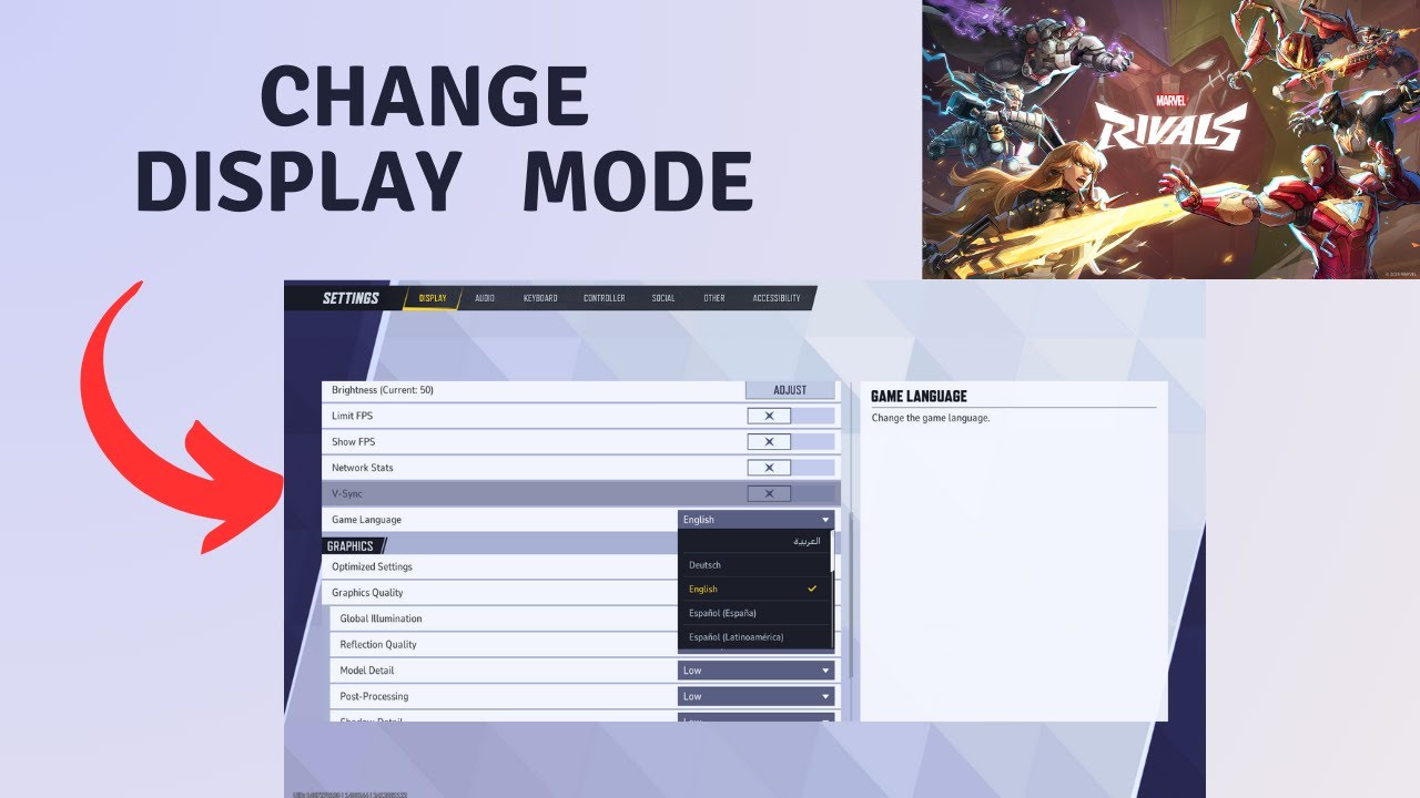 How to change Aspect Ratio & Display Mode in Marvel Rivals - YouTube