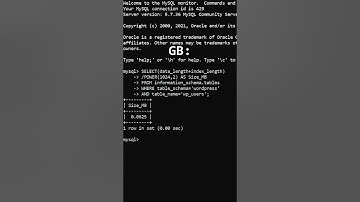 MySQL FAQ: How to Check the Size of Tables in MySQL?