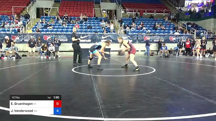 127 Lbs Round Of 64 - Emma Gruenhagen, Wisconsin V...