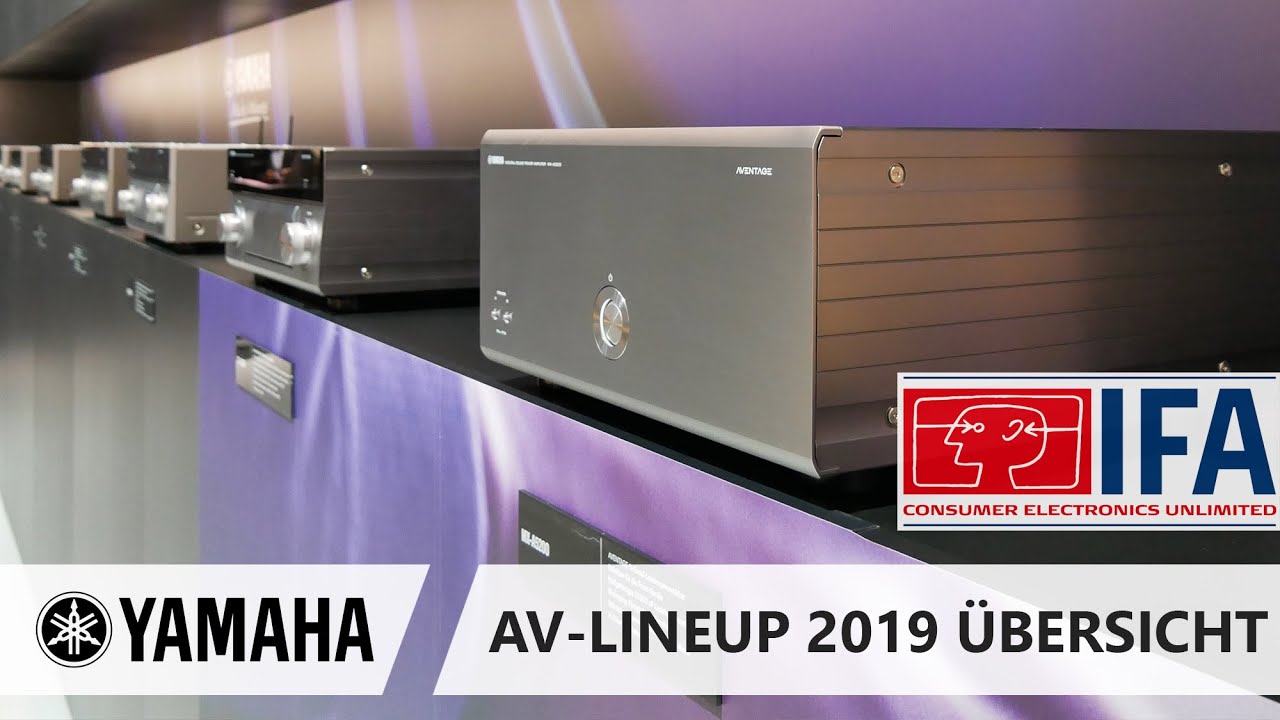 YAMAHA AV Receiver Lineup 2019 Übersicht (IFA 2019)