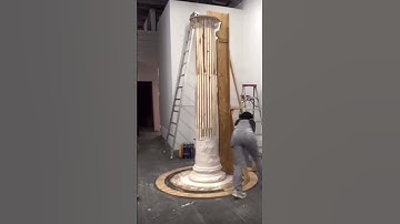 How Roman styled pillars are made from scratch