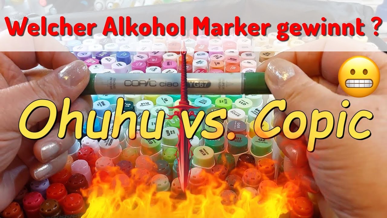 Ohuhu vs. Copic - Marker Test mit dem Endgegner (ausführlich!)