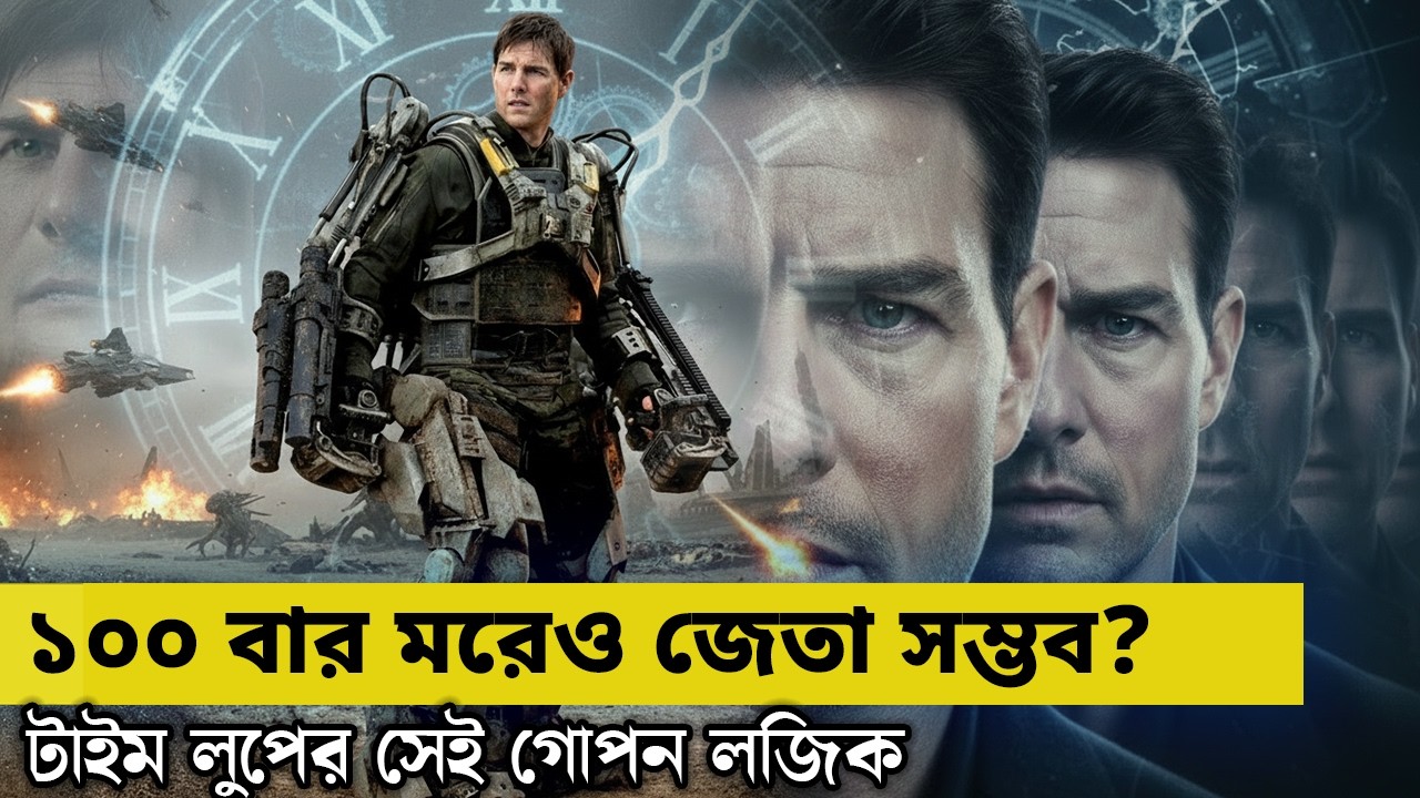 মরো, শেখো এবং আবার লড়াই করো! ⏳ | Edge of Tomorrow Movie Explained in Bangla