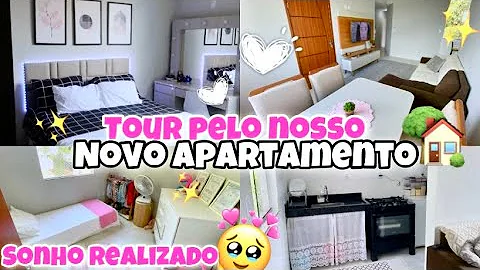 TOUR PELO NOSSO NOVO AP DEPOIS DA MUDANA | TUDO LINDO E ORGANIZADO  65m2