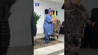 Watch Moment Gov Adeleke Shows Dancing Skills On Channels TV After Electoral Victory