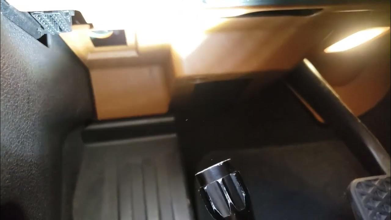 Where is the OBD Port on a BMW 328I Located Under the Dashboard - YouTube