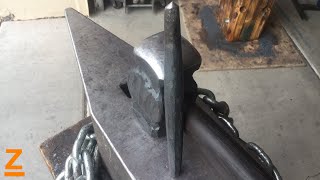 Forging a center punch!