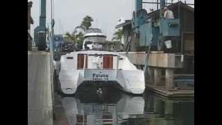 Building and launch of a Waller 880 Catamaran