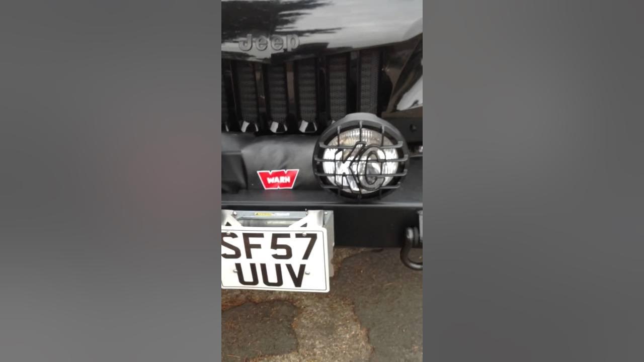 Jeep Wrangler JK Britalitez Ultra Slim Emergency Strobe Lights YouTube