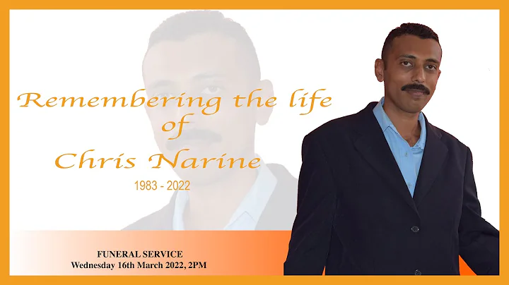 Funeral Service of Chris Narine