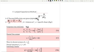 Chapter 5 Transient Heat Transfer (Unsteady State)