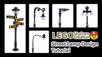 LEGO Street Lamp Design - Tutorial