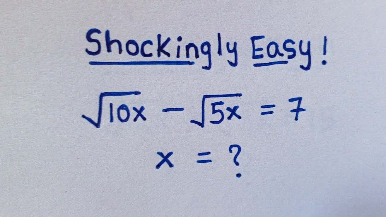 USA || Nice Algebra Square Root Simplification Problem || Only genius ...