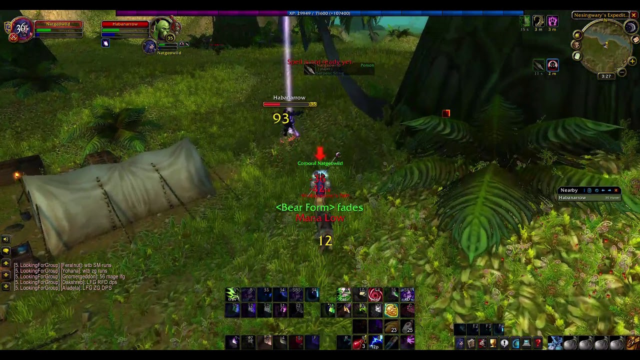 Natgeowild: Defender of the Wilds: STV Lowbie Ganking WoW Classic - YouTube