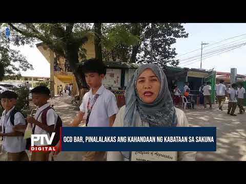 Kahandaan ng kabataan sa sakuna, pinalalakas ng OCD BAR