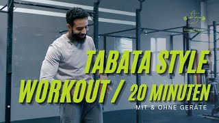 Krieg deine AB LINES / 20 min TABATA WORKOUT für ZUHAUSE | Coach George