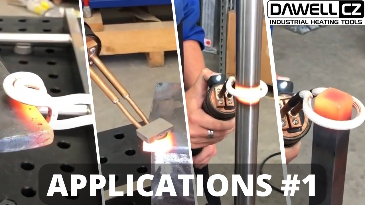 Mobile 10kW induction heater | DAWELL DHI-120F | Applications #1