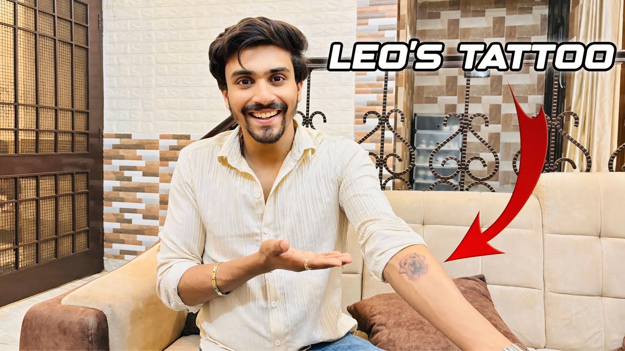 Leo Ka Tattoo Karwa Liya😍