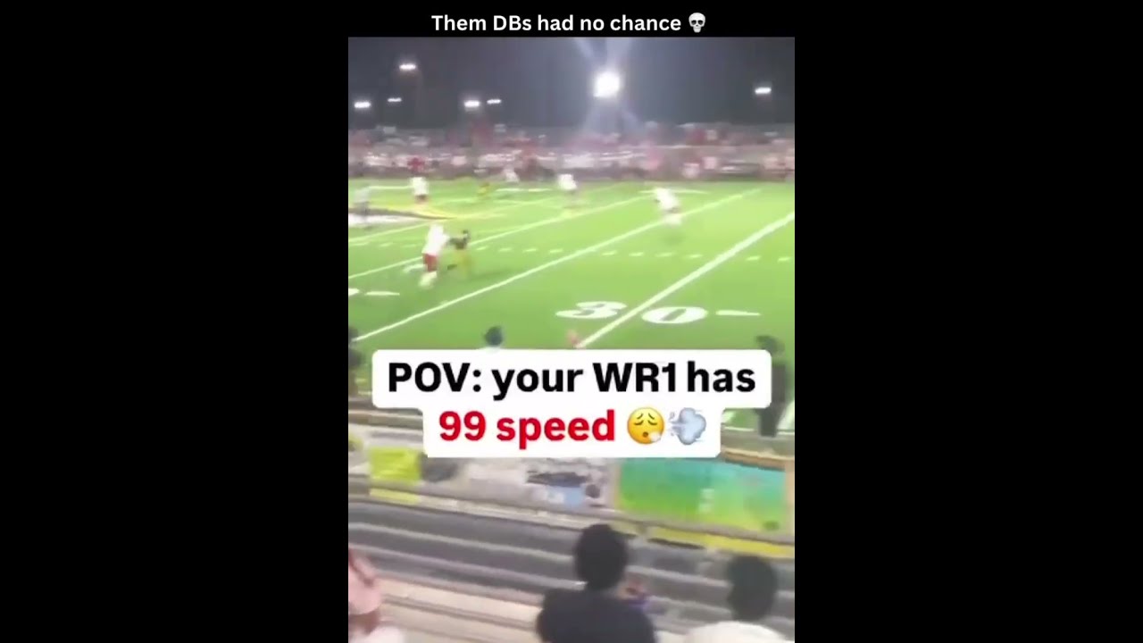 Kid Has Crazy Speed Trending Nfl Football