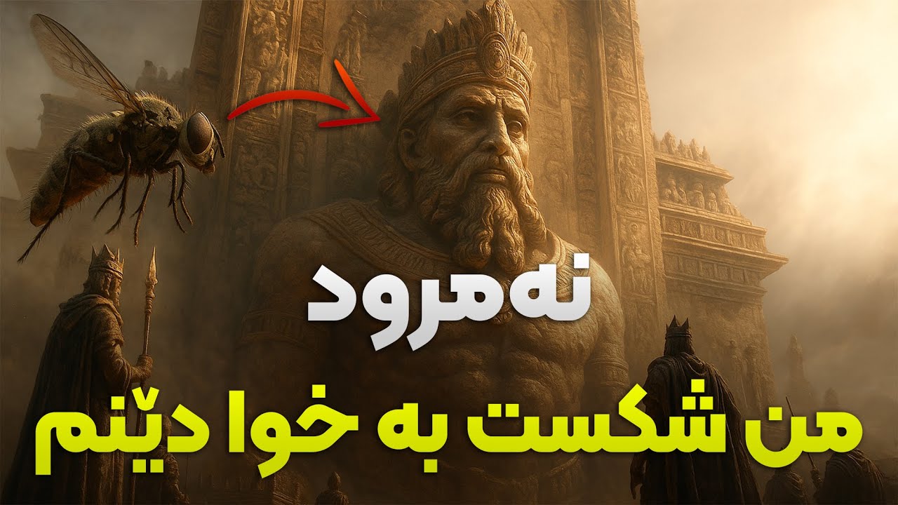 پاشا نەمرود: ( ئەی ئیبراهیم خوداکەت تێکدەشکێنم ) لە بورجی بابلەوە..