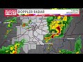 Live radar strong storms continue to move through st louis area