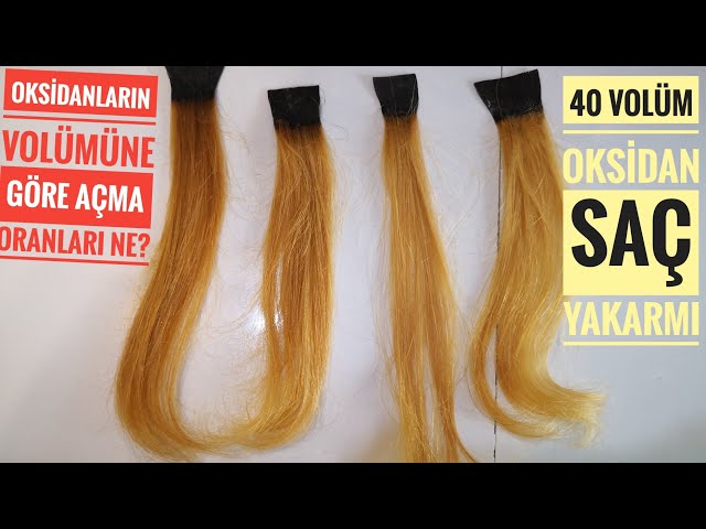 Sac Acma Isleminde Kac Volum Oksidan Kullanilmali 40 Volum Oksidan Sac Yakarmi Youtube