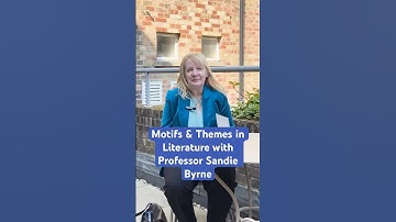 A mini masterclass in motifs and themes in literature with Professor Sandie Byrne #EnglishLiterature