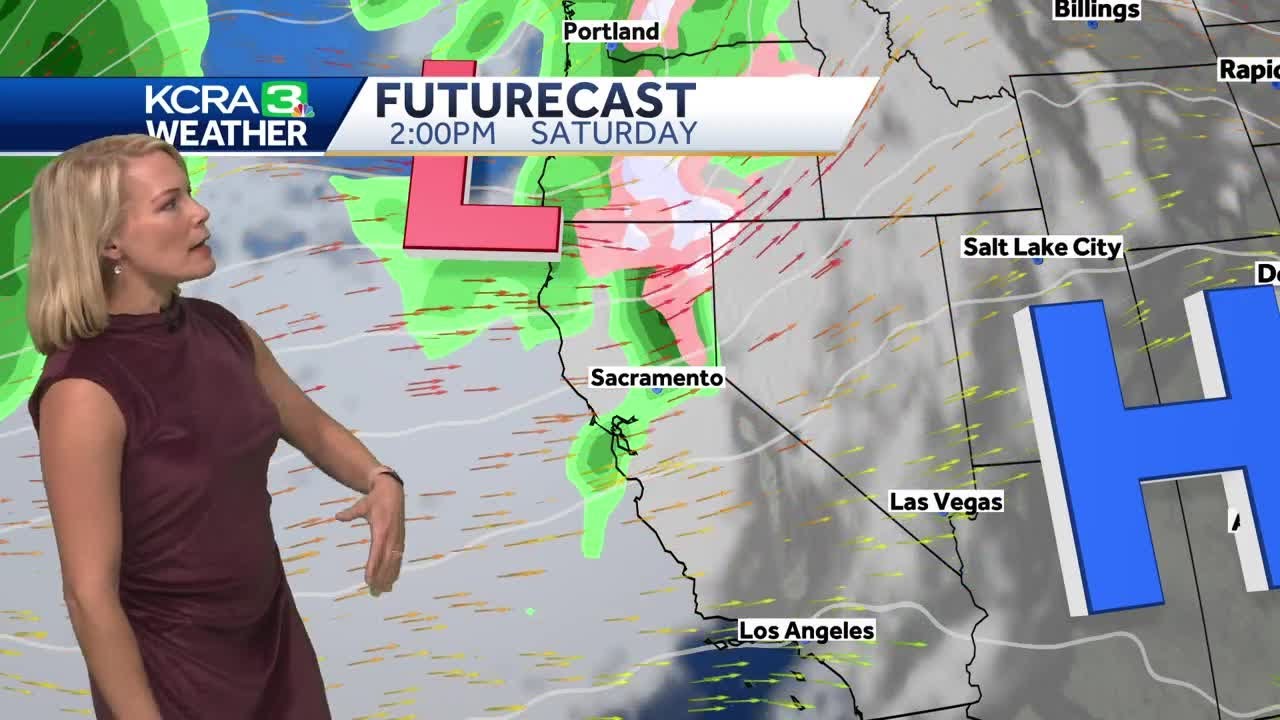 Timing out rain and snow through the weekend across Northern California