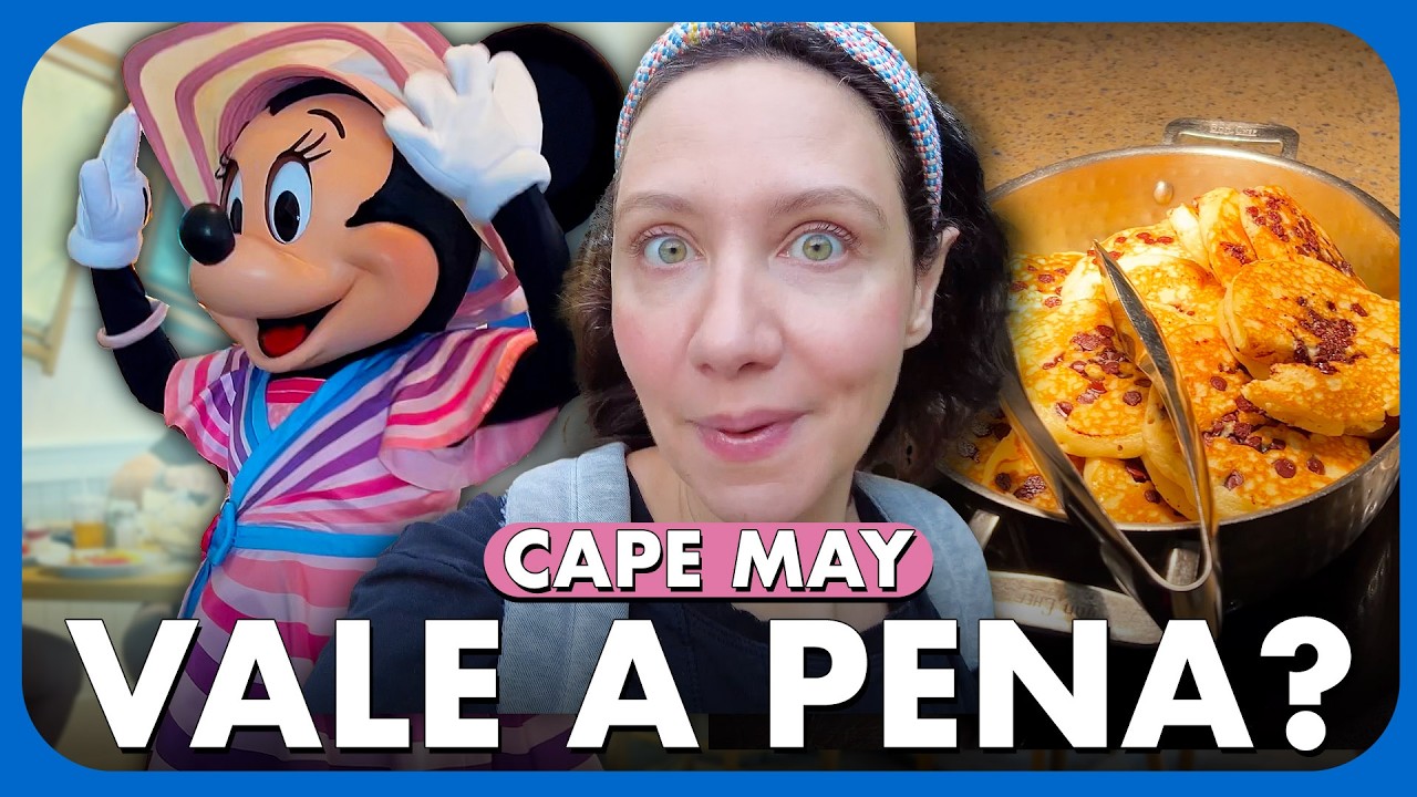 CAPE MAY: CAFÉ DA MANHÃ COM PERSONAGENS EM UM DOS HOTÉIS MAIS LINDOS DA DISNEY!