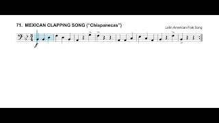 (Trombone) Exercise 71 (Chiapanecas) - Essential Elements Book 1