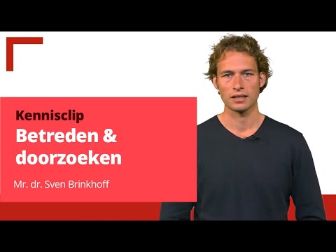 Betreden en doorzoeken - mr. dr. Sven Brinkhoff