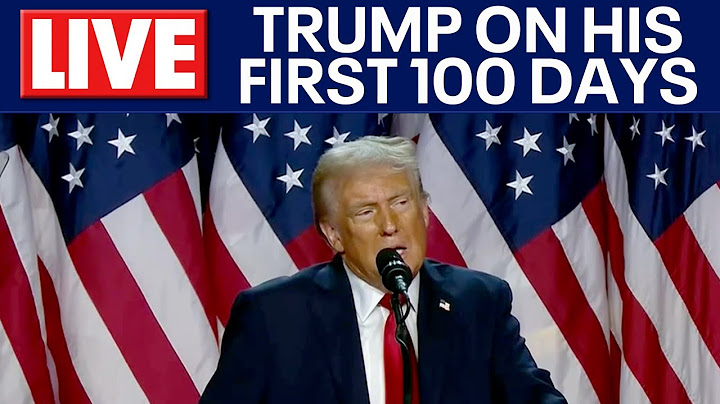 LIVE: Trump gives speech at rally for first 100 days back in White House