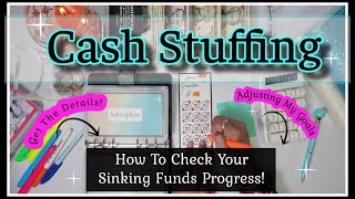 Cash Stuffing | Everyday Spending, Sinking Funds and Challenges | Sinking Funds Goals Check In