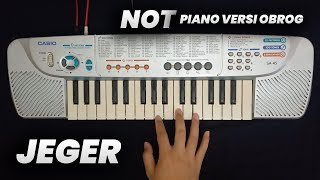 Download lagu Not Jeger Versi Obrog | Piano Casio SA-45