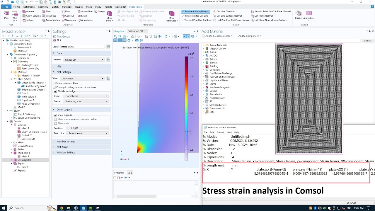 Stress Strain Analysis | Finite Element Modeling - YouTube