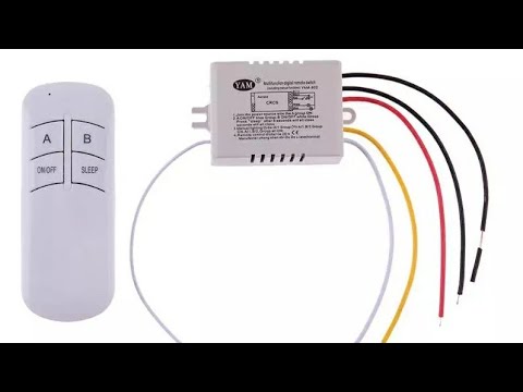 Syantek ‎BHC1801-3 Wireless Remote Control Light Switch User Manual