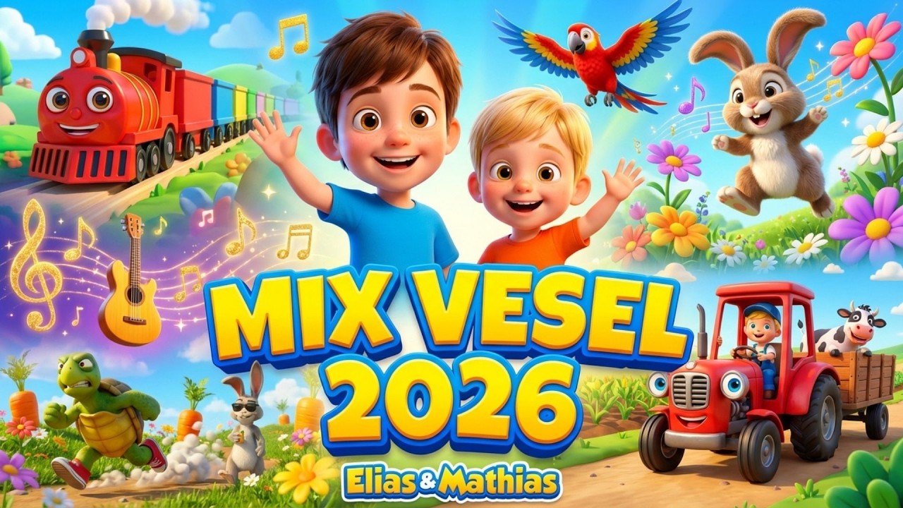 🌈 Cel Mai Vesel Mix 2026 🎶 Cântece  pentru Copii | Elias & Mathias ✨