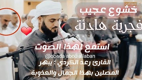 القارئ رعد الكردي •• فجرية هادئة ¤ أواخر سورة البقرة و سورة الجمعة ؛ قمة الخشوع في الآداء " 1441