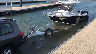 Aluminium Boat Trailer Drive On Setup - Drive on boat trailer with plastic bunks and skids @roxom screenshot 2