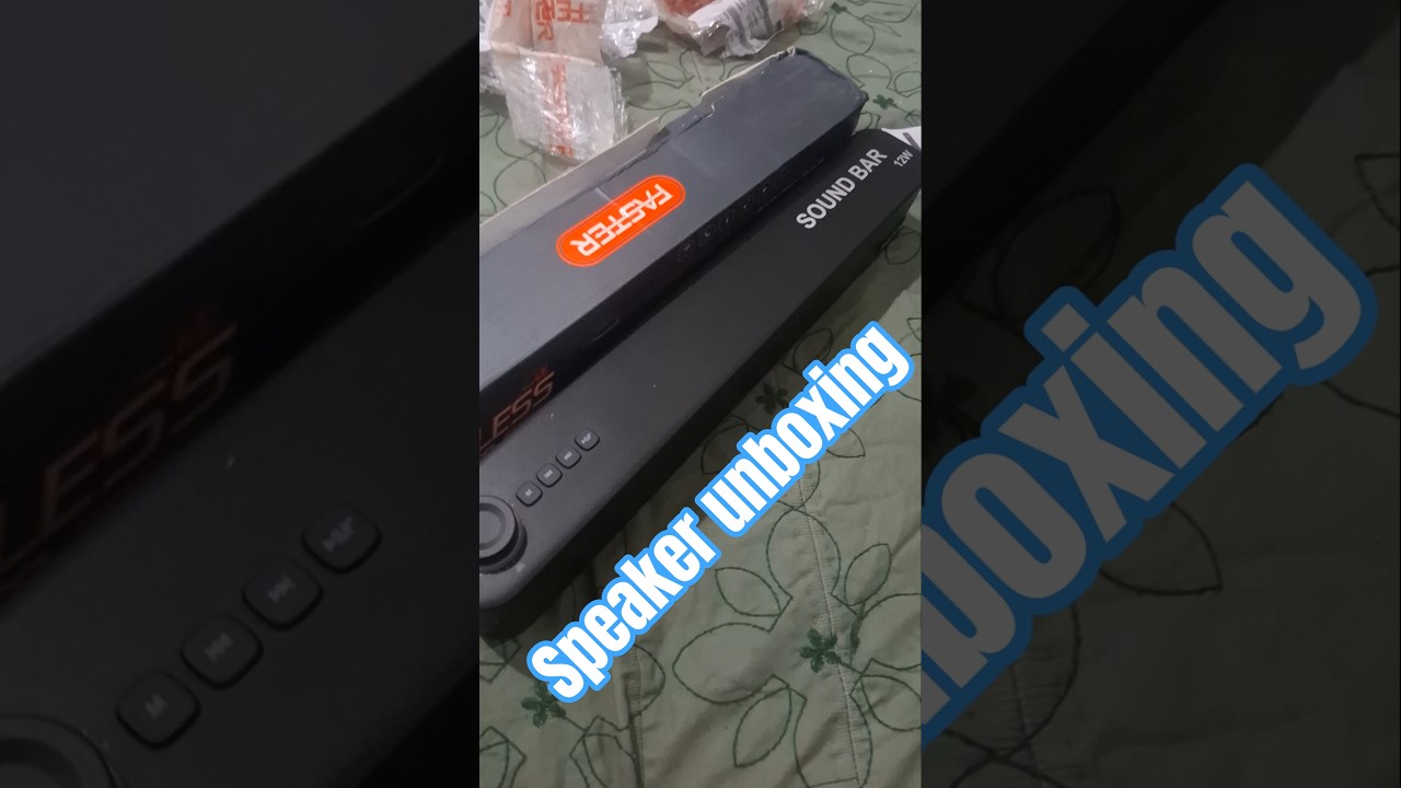 Sleek design sound bar Unboxing 
