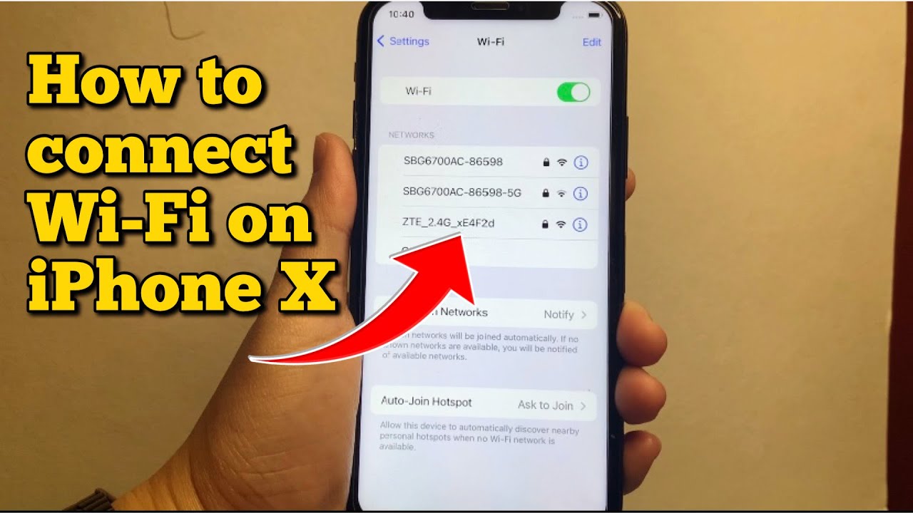 how-to-connect-wifi-on-iphone-x-youtube